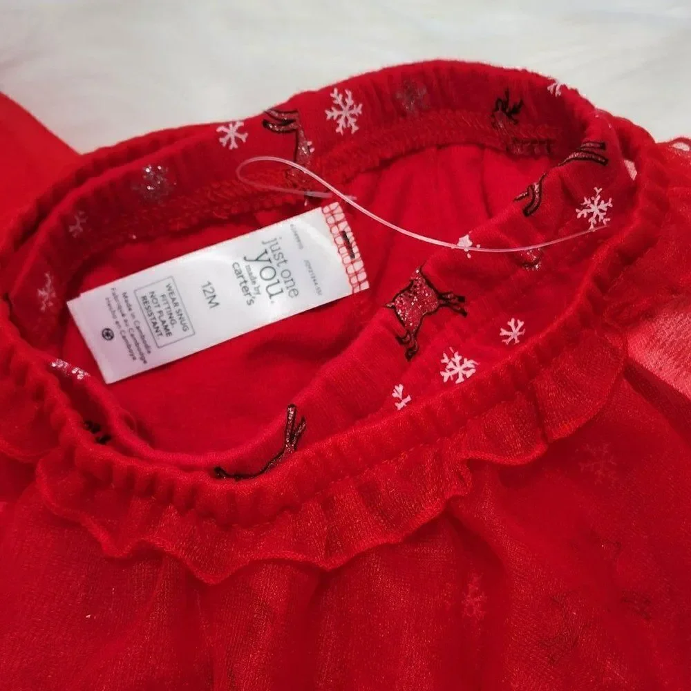 Carters red white