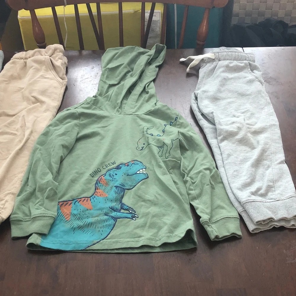 Carters Tan is Old Navy soft green