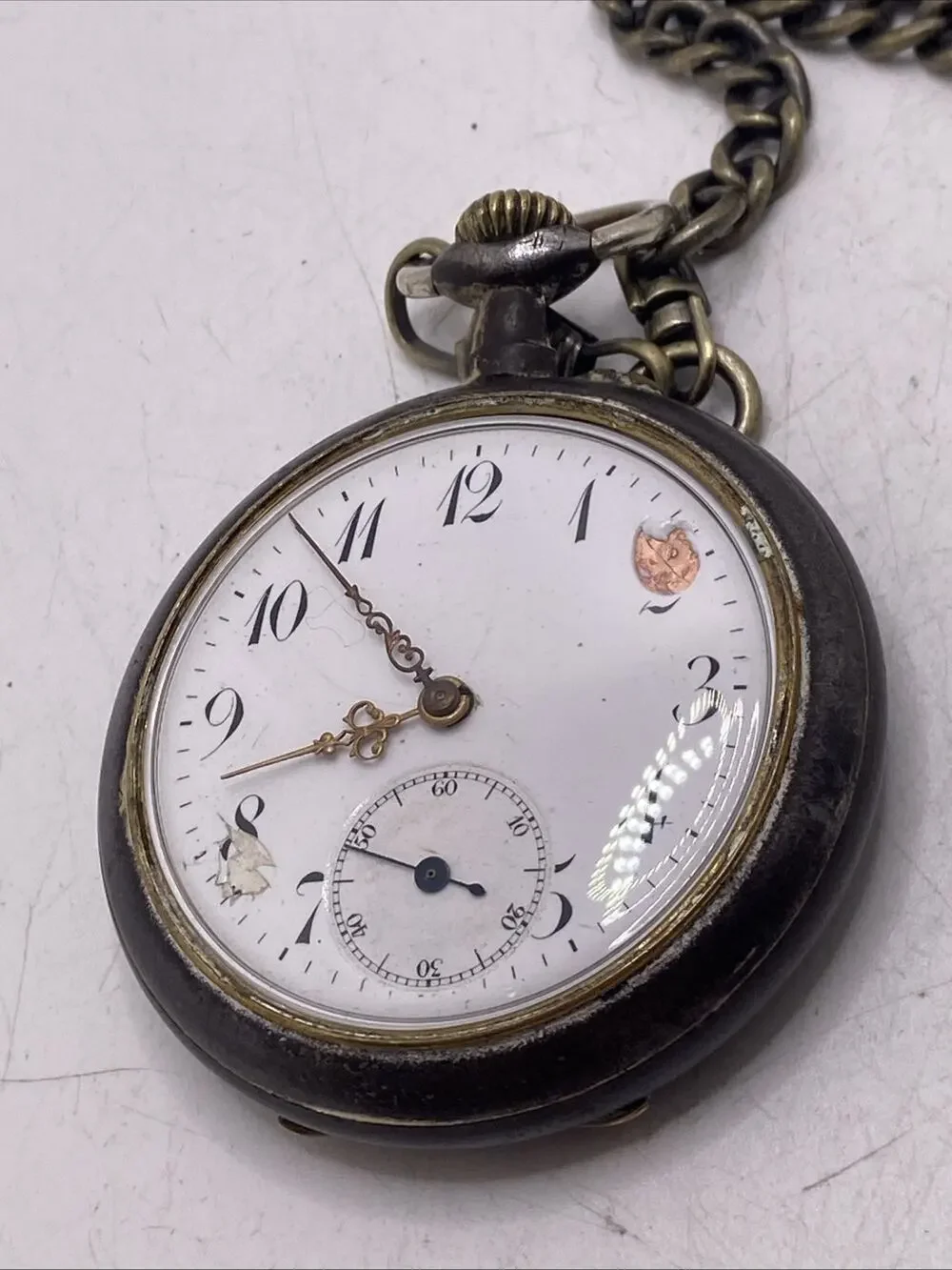 Antique Pocketwatch For Parts Repair Starts And Stops Vintage Antique Pocket Wat