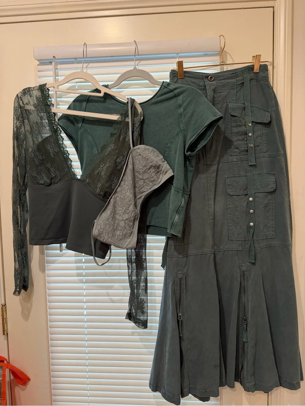 Free People forest green