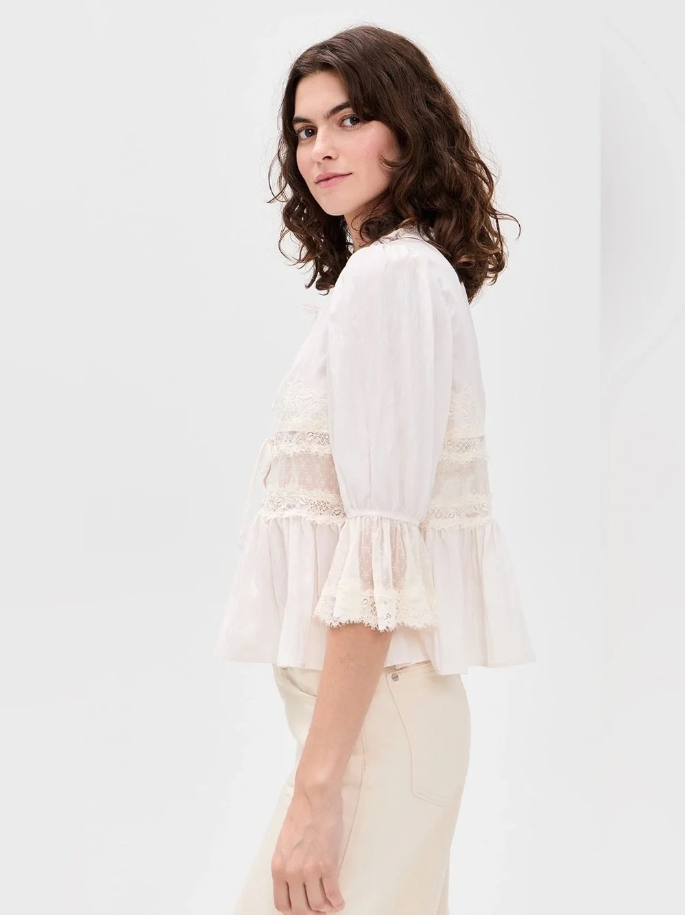 Free People delicate white