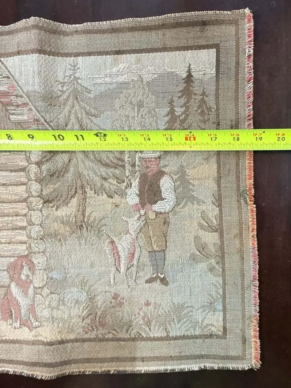 Gobelin woven tapestry