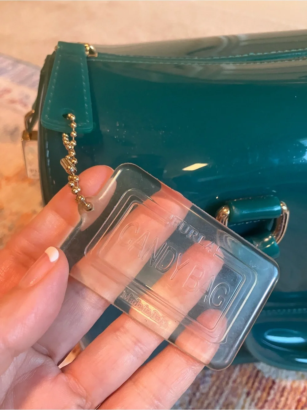 Furla teal candy