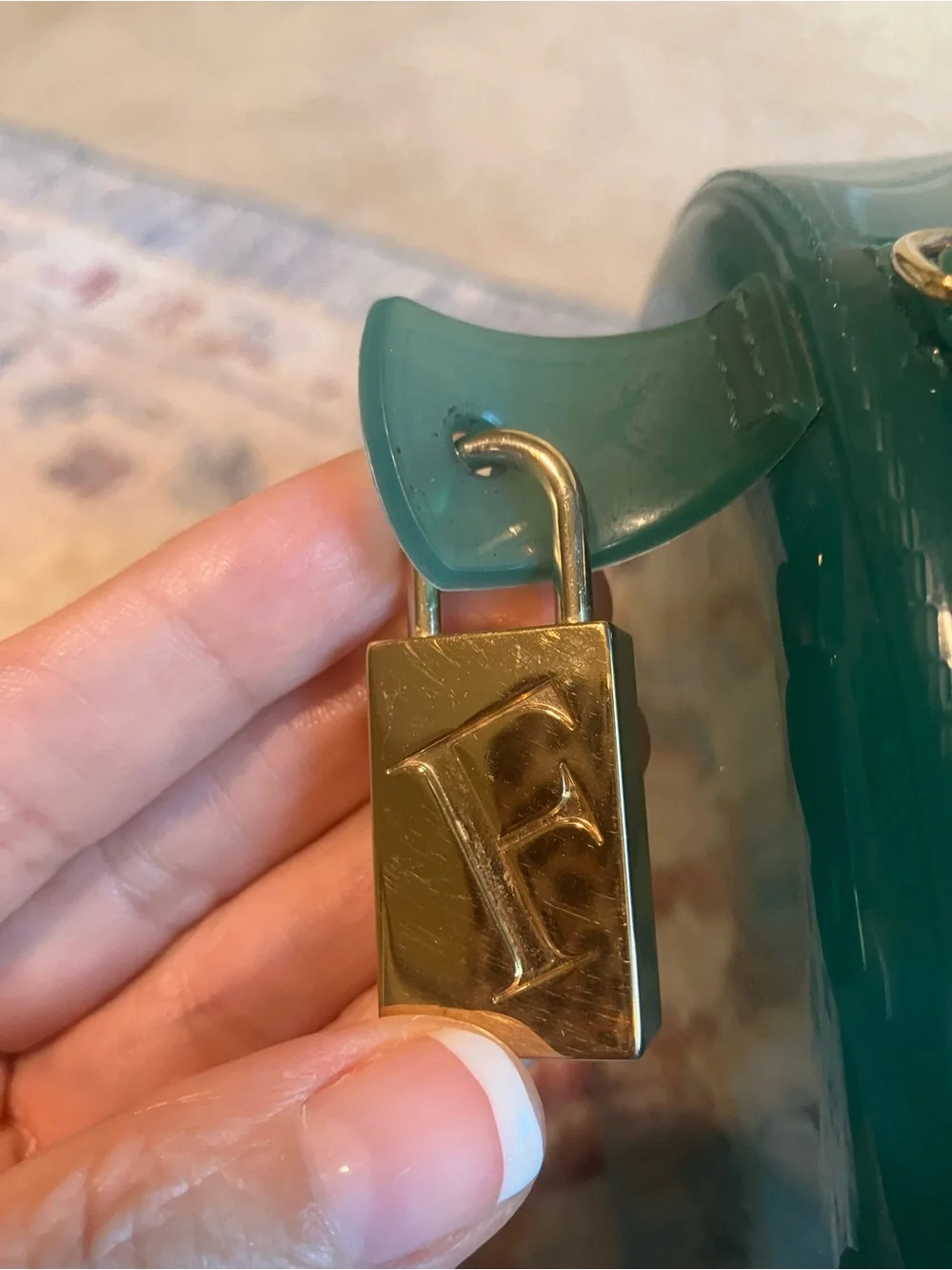 Furla teal candy