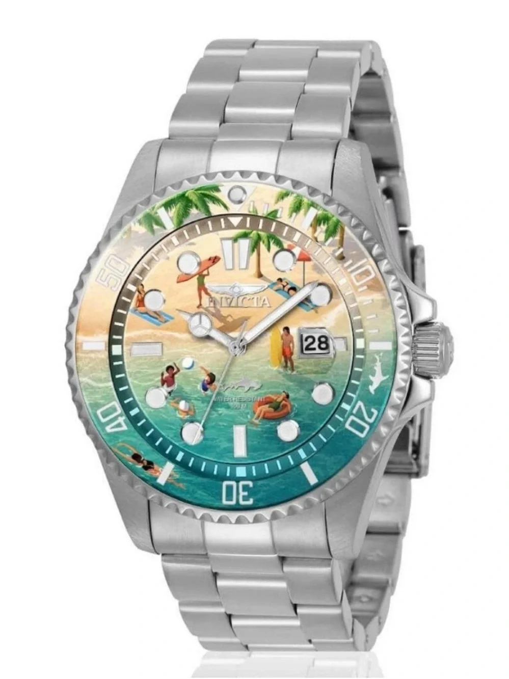 51051 - Invicta Pro Diver Visions from Above Men's Watch - 43mm, Steel (51051)