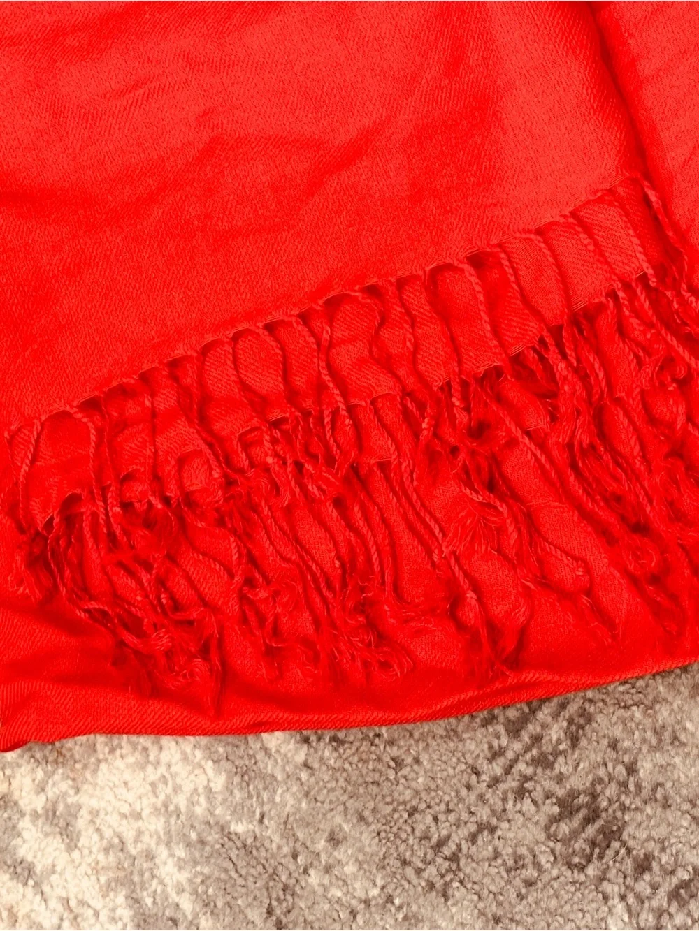 pashmina soft red