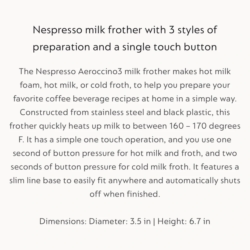 Nespresso brand new