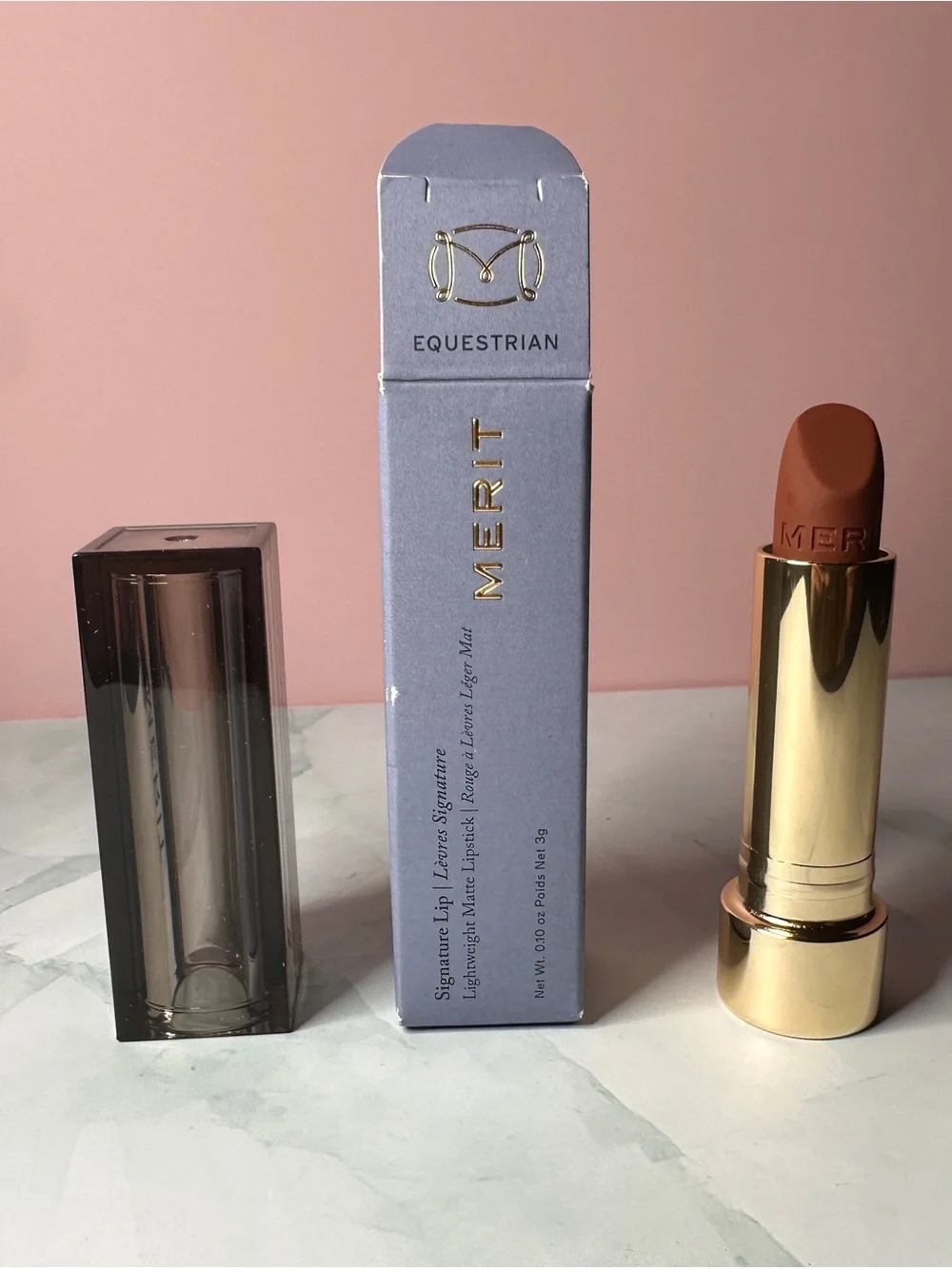 Merit Equestrian Signature Lipstick - Brown Shade