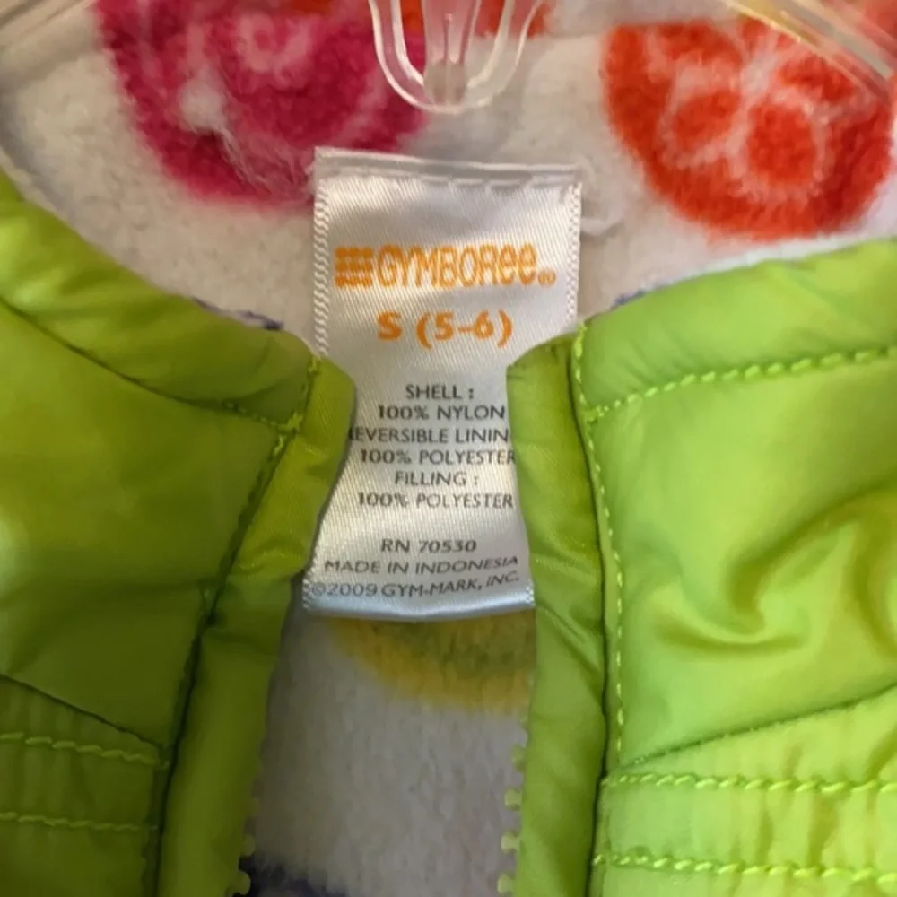 Gymboree reversible puffer