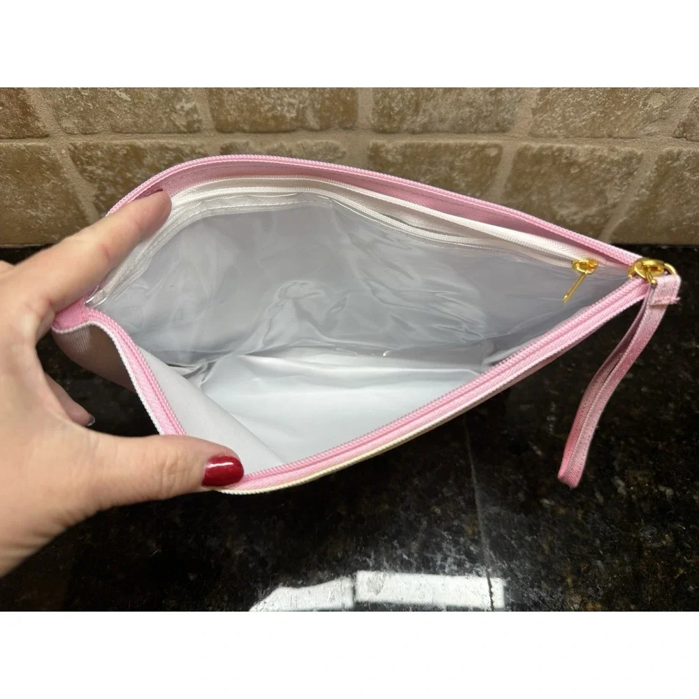 Poolside New York Zip Travel Makeup Bag Wet/Dry Pouch Beach Bag