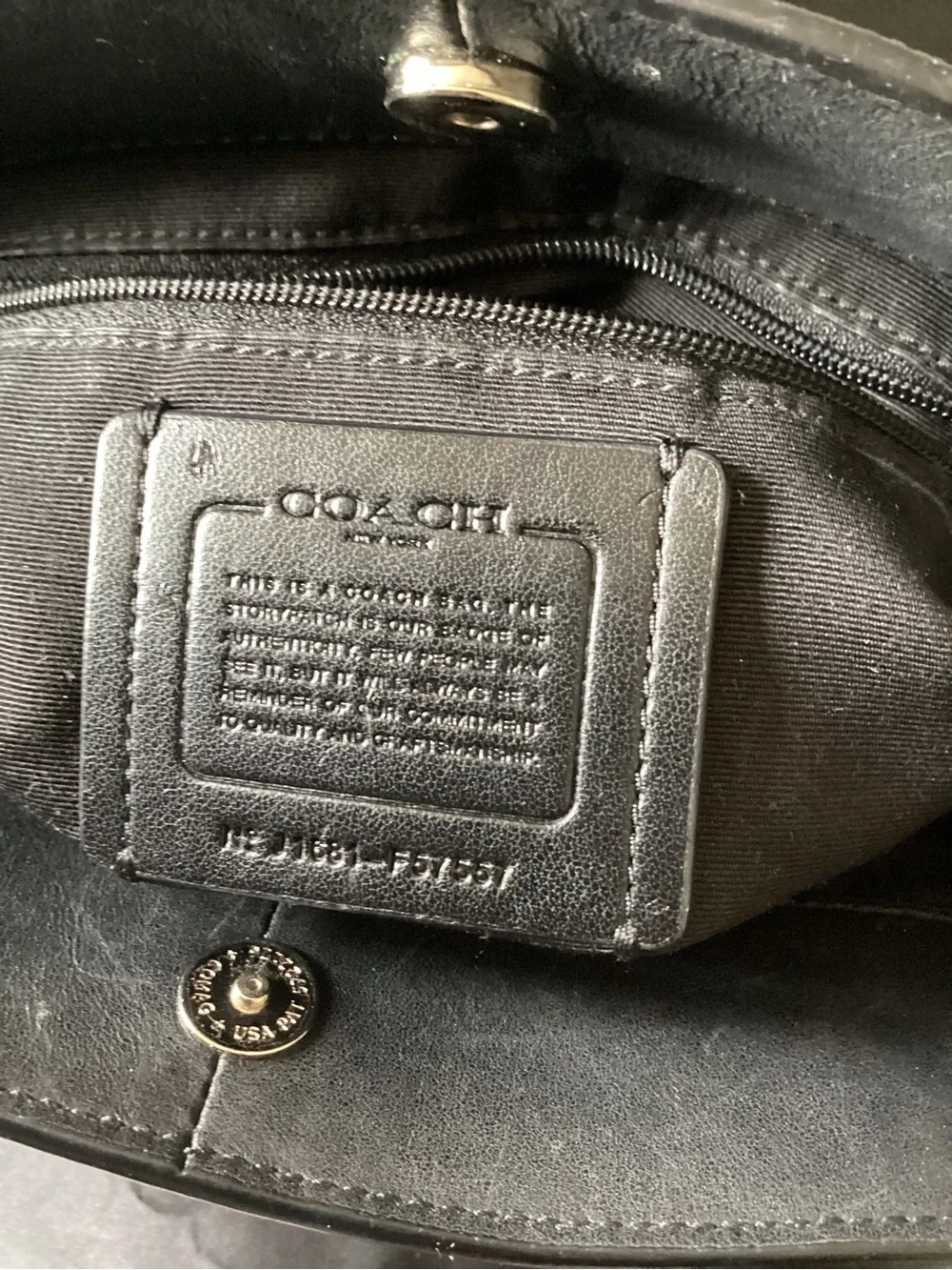 Coach compact satchel