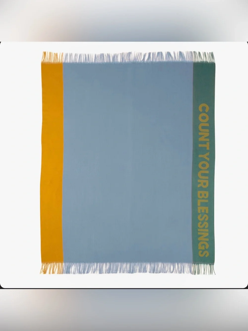 Novagratz Throw Blanket - Count Your Blessings 50”x60”