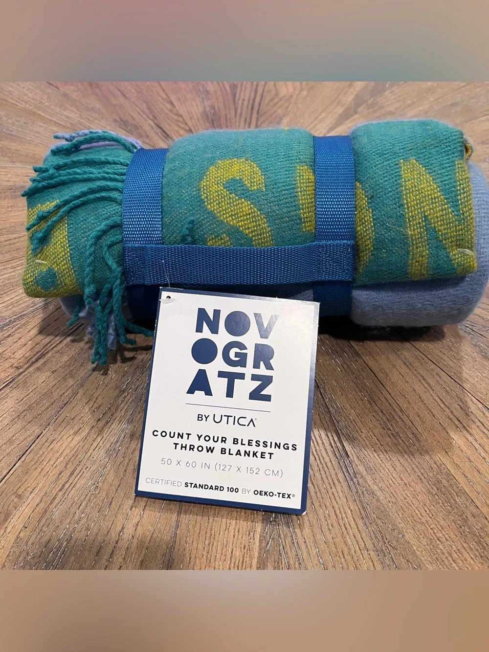Novagratz Throw Blanket - Count Your Blessings 50”x60”