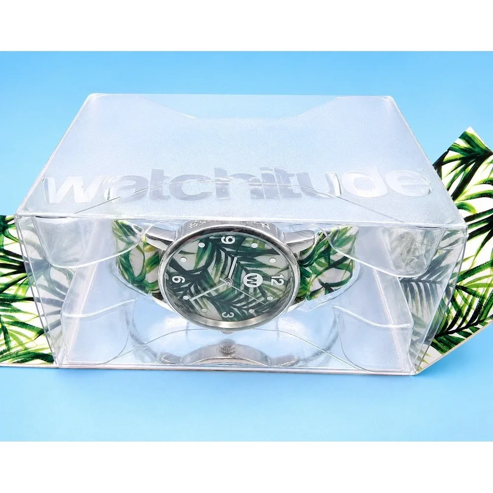 Watchitude Snap Palm‎ Tree Limited Edition Slap Watch #612 New in Box -3411