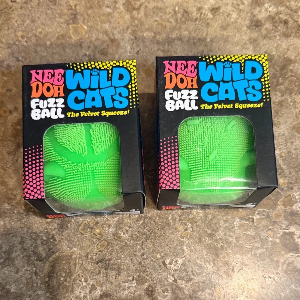 Full Set/Collection of NeeDoh Fuzz Wildcats. (12 total cats)