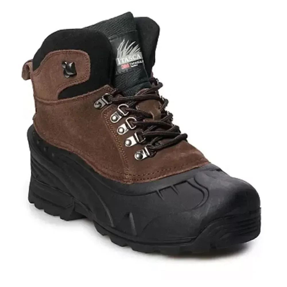 Itasca ice breaker mens waterproof lace up boots Sz 8