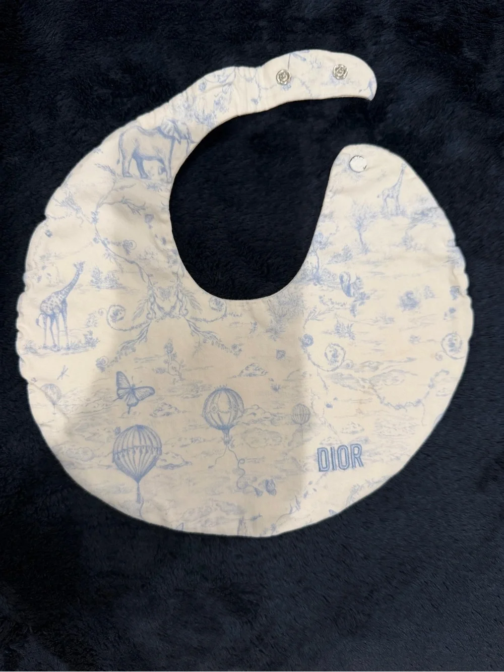 Dior blue bib