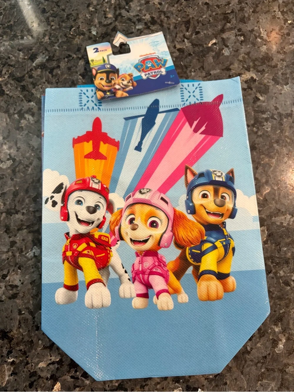 PAW Patrol Kids Blue Character Tote Bag - Official Paw Patrol