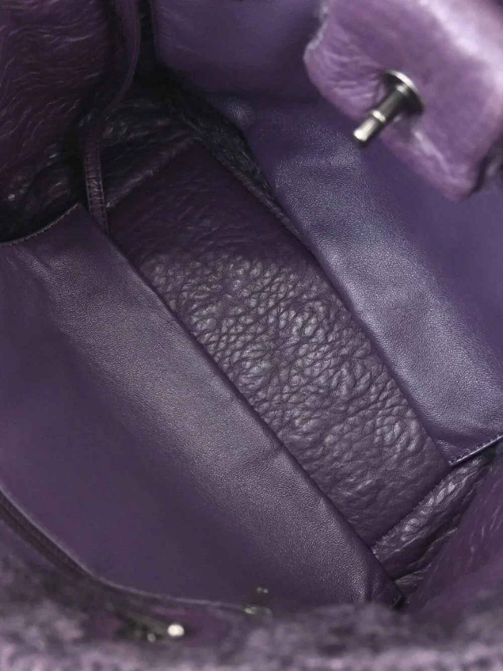 Chanel Purple Lambskin