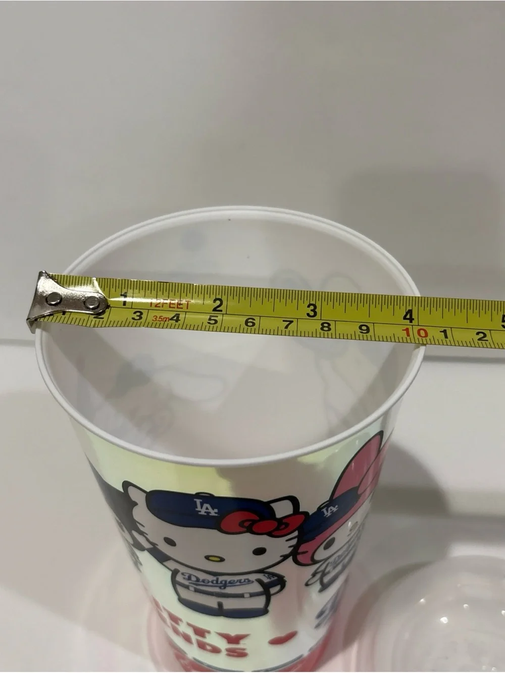 Hello Kitty and Friends Dodgers stadium Iridescent plastic Drink Cup Souvenir