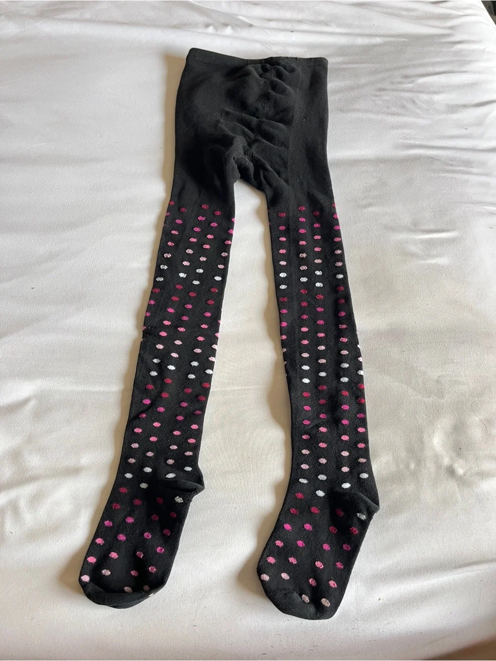 Tights black pink