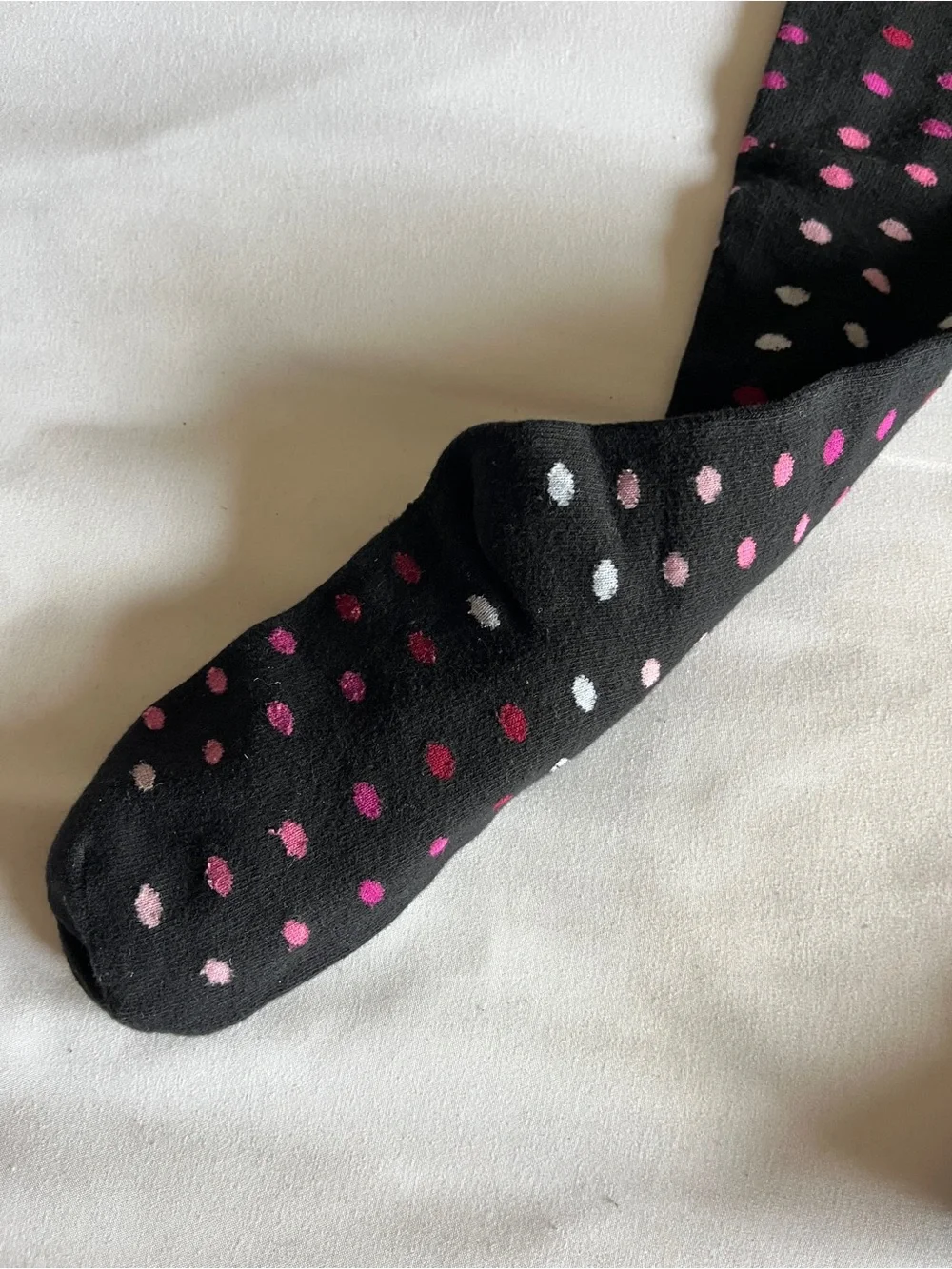 Tights black pink