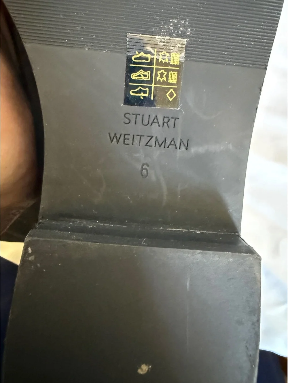 Stuart Weitzman leggings low logo