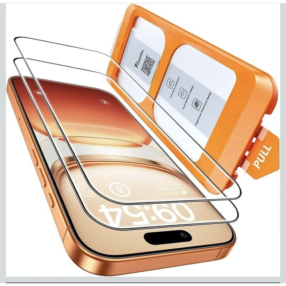 TOCOL for iPhone 17 Pro Screen Protector/iPhone 16 Pro 6.3