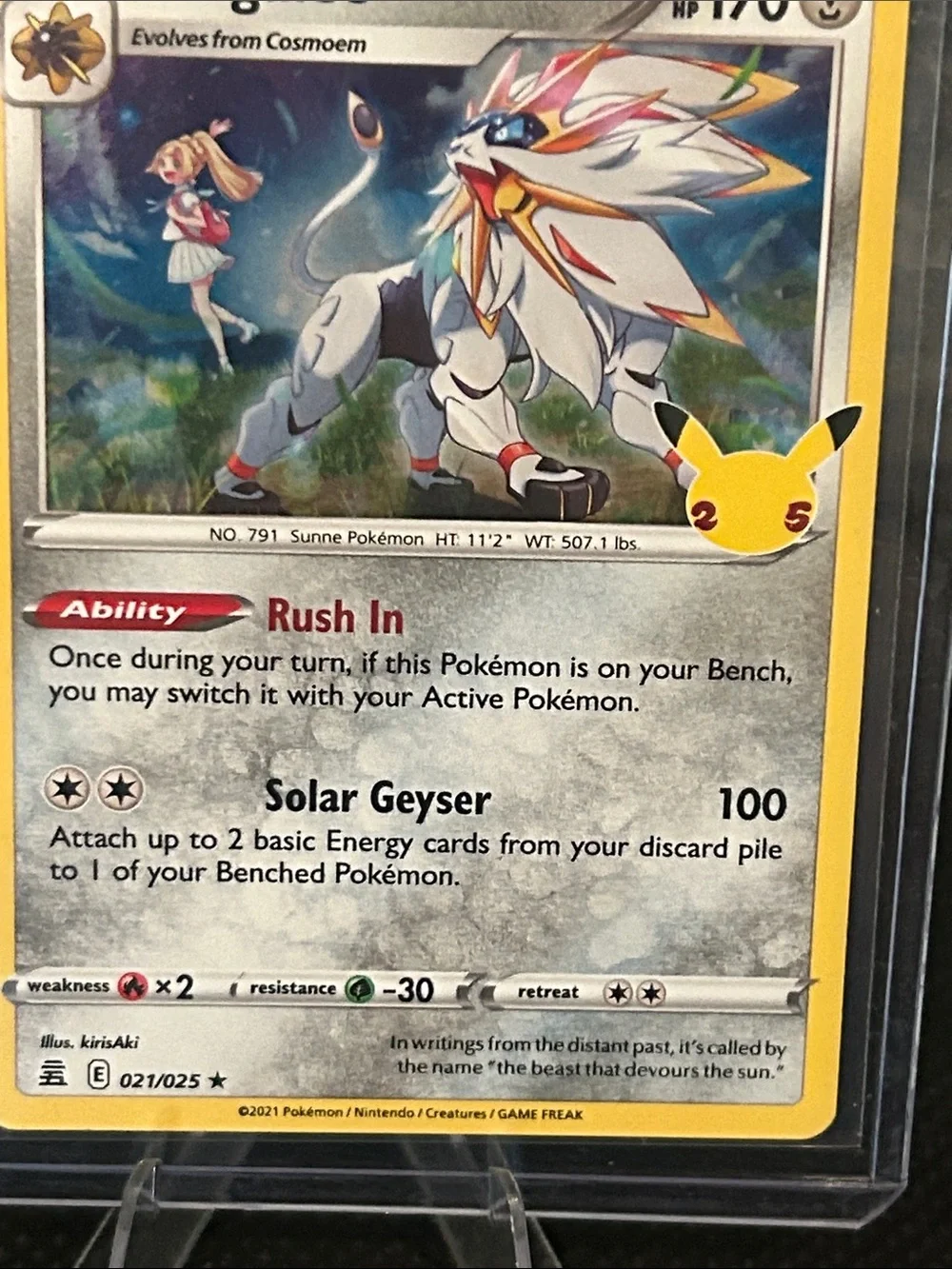 Pokemon rare solgaleo