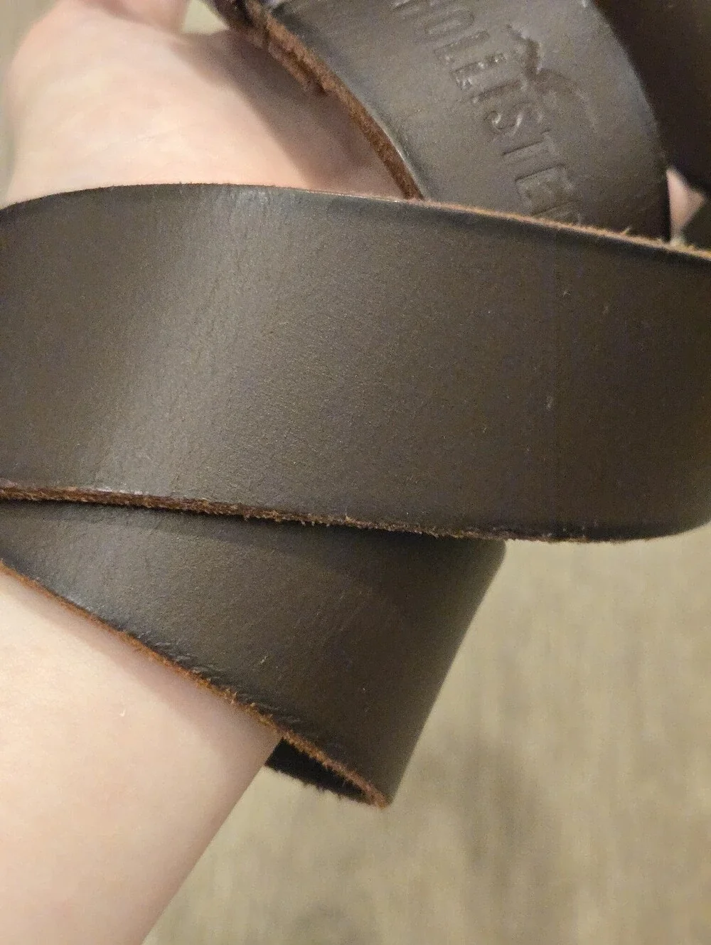 Hollister mens brown