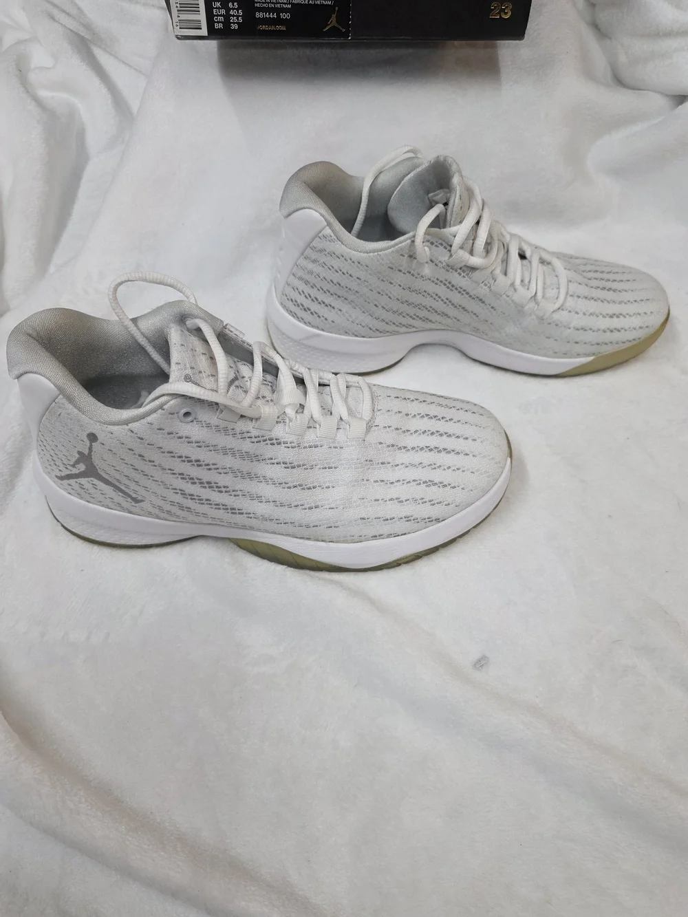Jordan white basketball