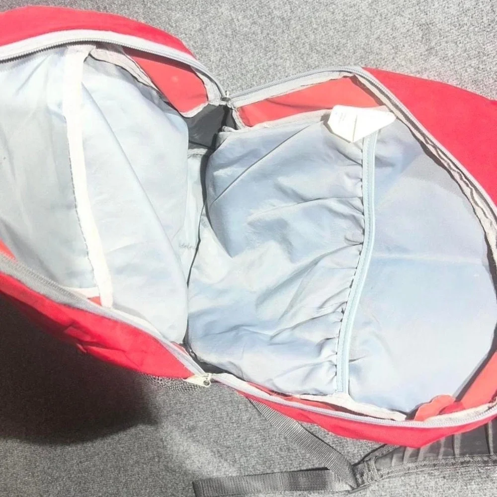 Fuel Backpack Red Grey Polyester School Travel Bag Multi Pocket‎ Standard Size