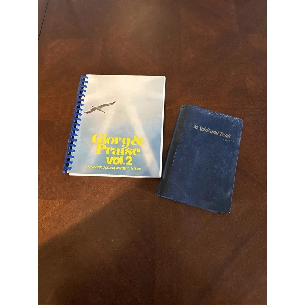 VTG Glory & Praise Keyboard Accompaniment Vol‎ 2 Songs 1980 Lot