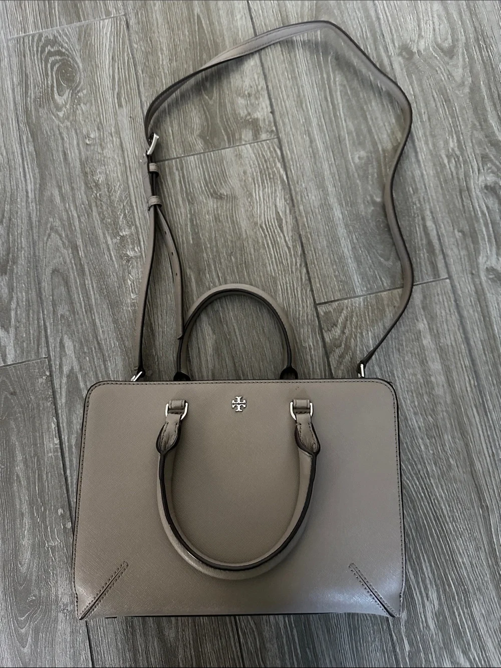 Tory Burch structured saffiano