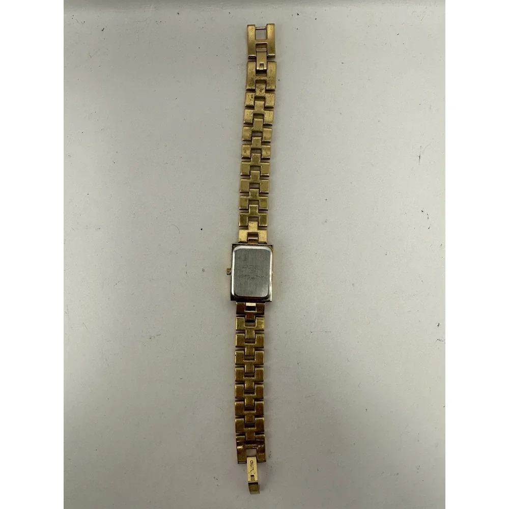 Anne Klein Diamond 10/8512 New Battery Ladies MOP Tank‎ Watch 17MM 7