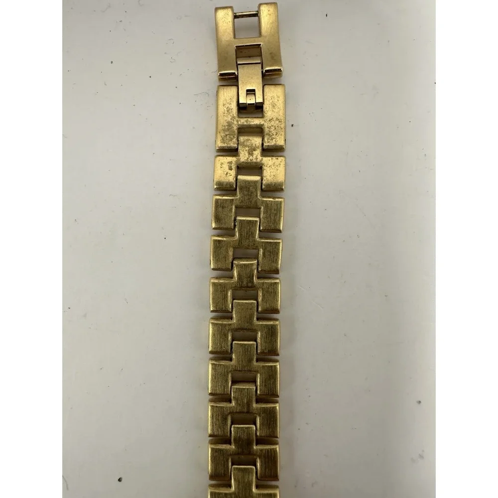 Anne Klein Diamond 10/8512 New Battery Ladies MOP Tank‎ Watch 17MM 7