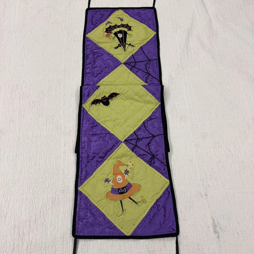 Handmade Quilted Halloween Table Runner