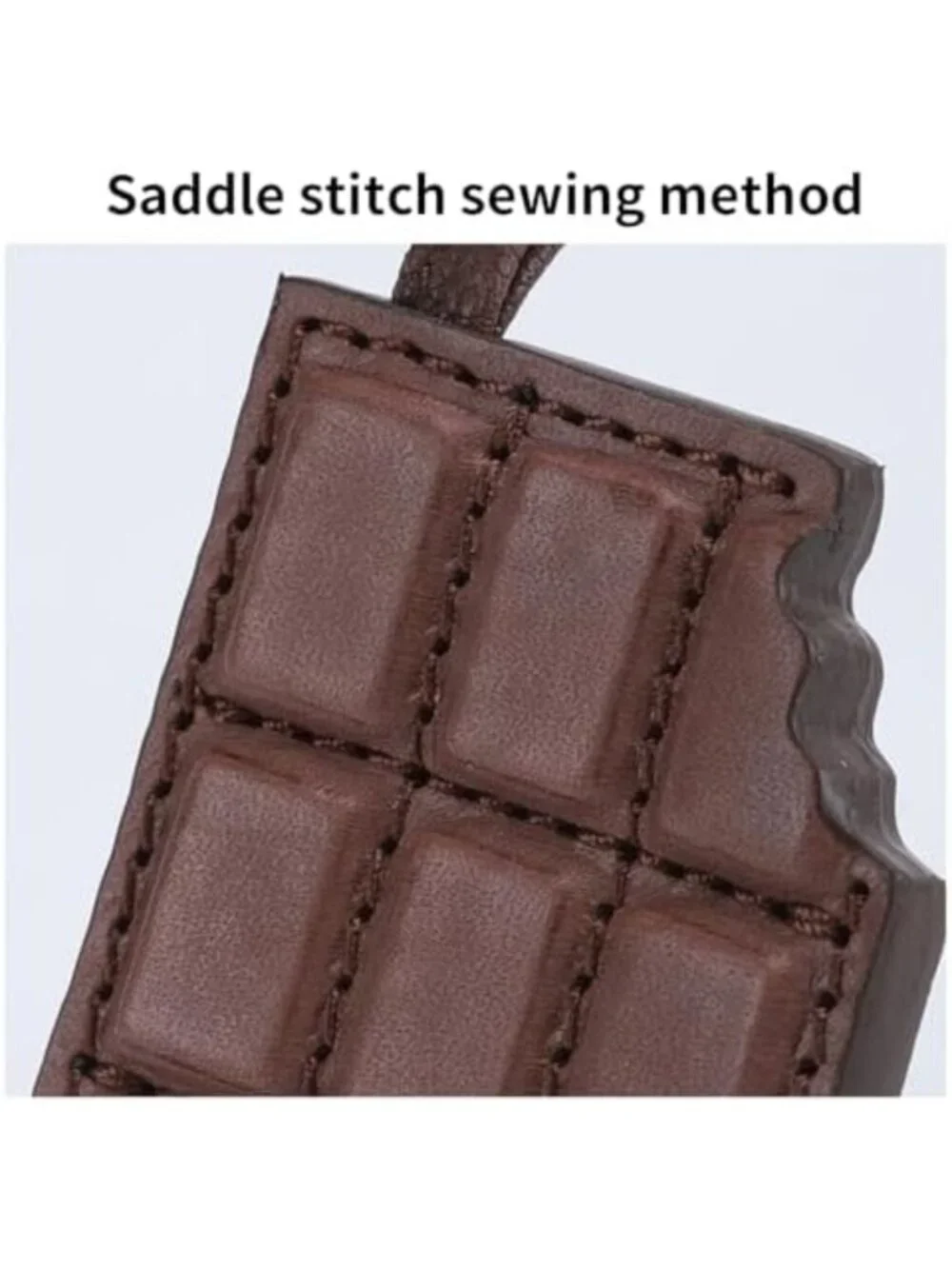 Cute Leather Chocolate Bag Charms | Purse Accessories for Handbags & Crossbody