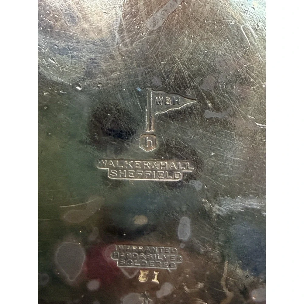 Walker and Hall Sheffield antique silver