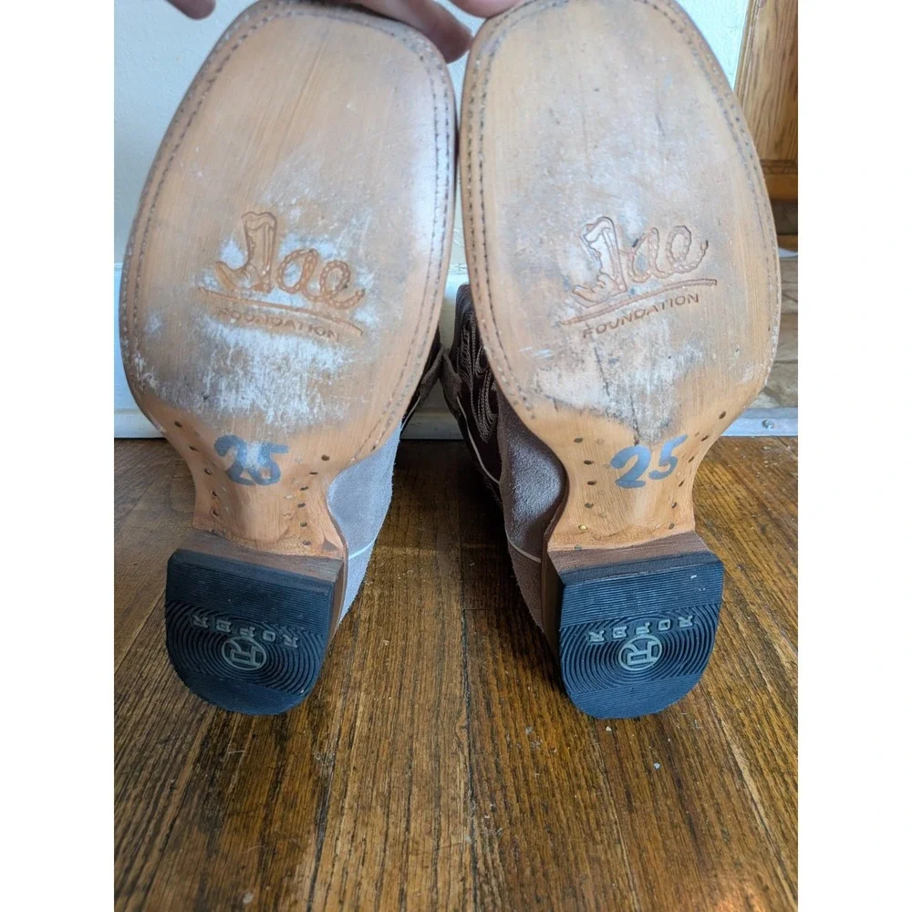 Roper durable stitching heel