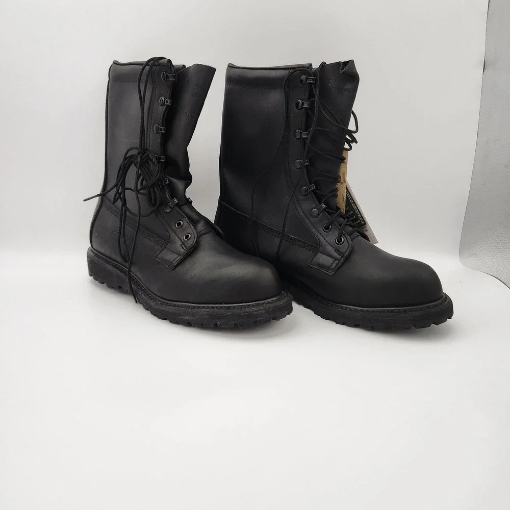Belleville Combat Boots Men 10 R Black Gore-Tex Vibram Military ICWB Vintage