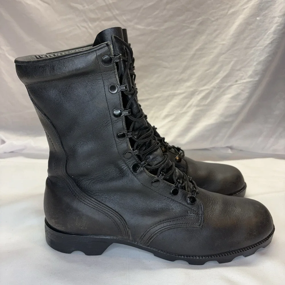 Vintage 1989 USGI RO Search Military Jungle Leather Combat Boots Men's US 9.5 D