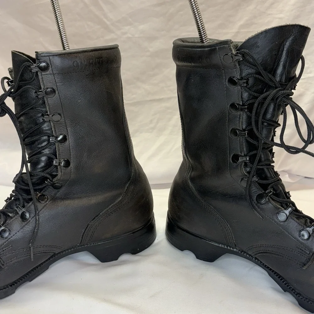 Vintage 1989 USGI RO Search Military Jungle Leather Combat Boots Men's US 9.5 D