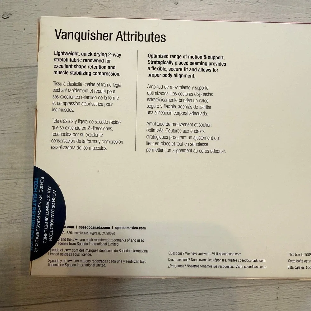 Speedo boys vanquisher