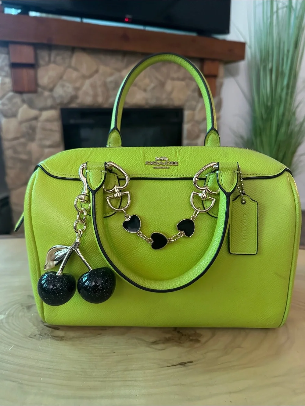 Coach vibrant neon
