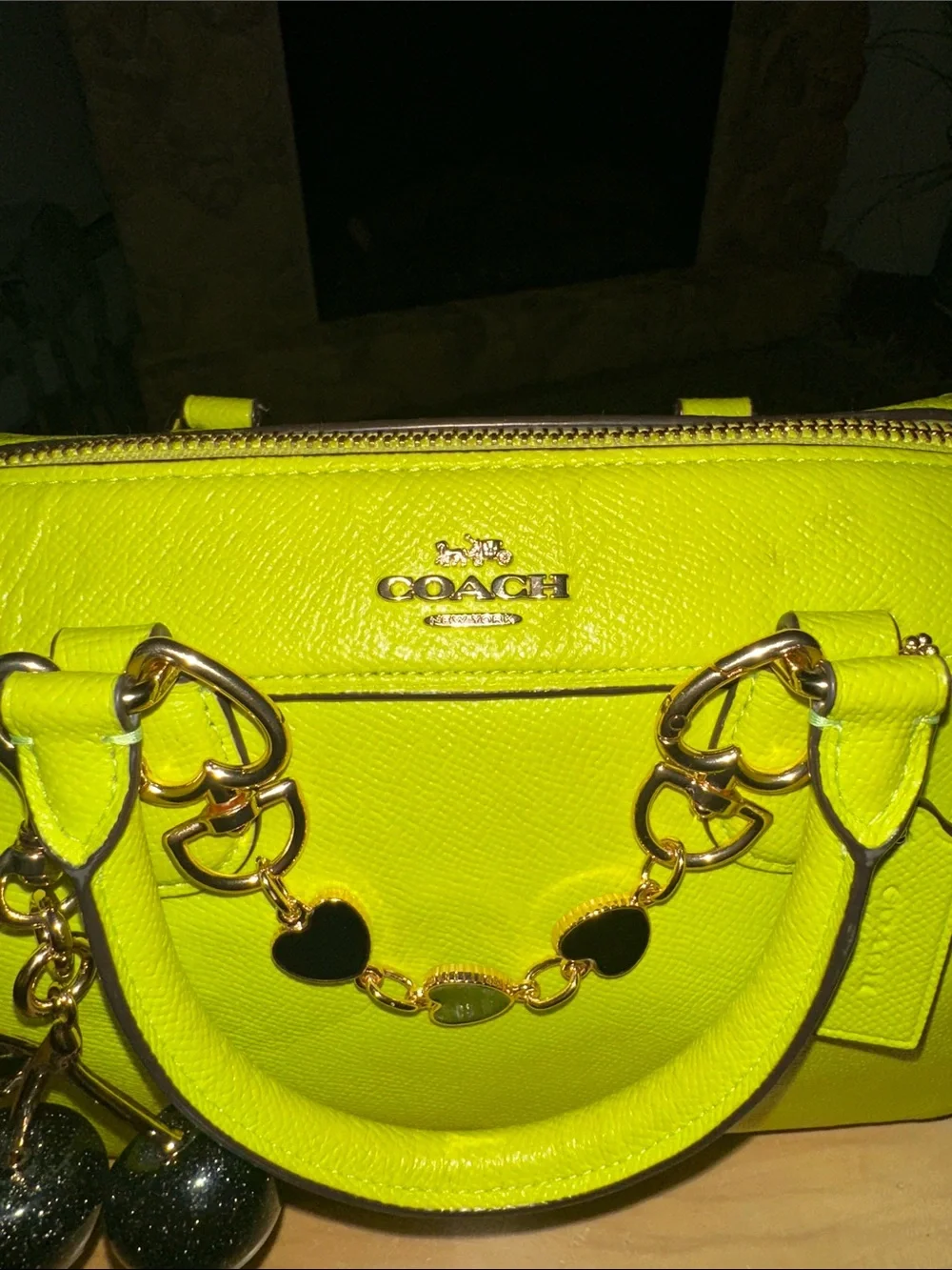 Coach vibrant neon