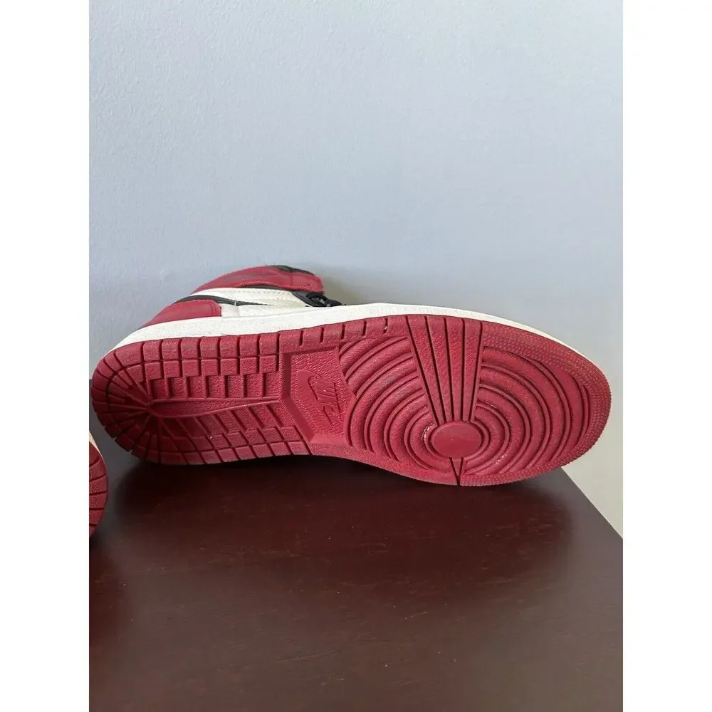 Size 8.5 - Nike Air Jordan 1 Retro OG High Bred Toe Black‎ Red White 555088-610