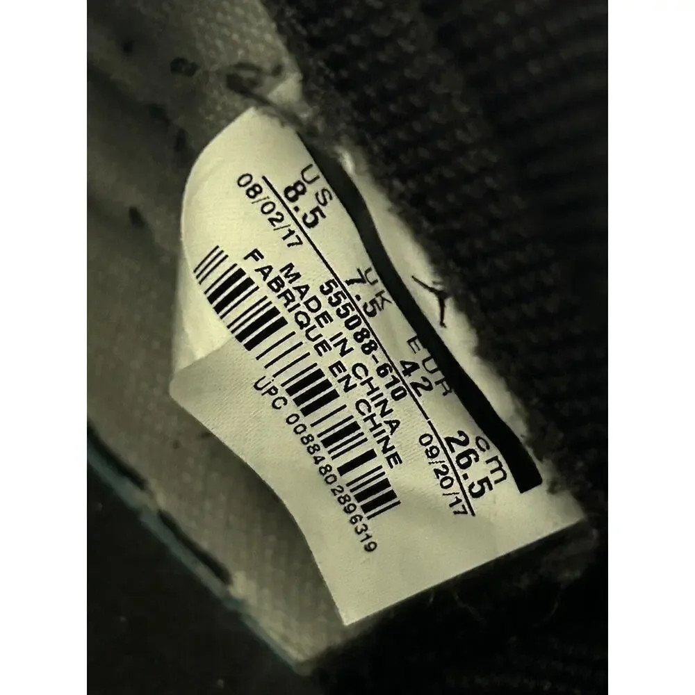 Size 8.5 - Nike Air Jordan 1 Retro OG High Bred Toe Black‎ Red White 555088-610