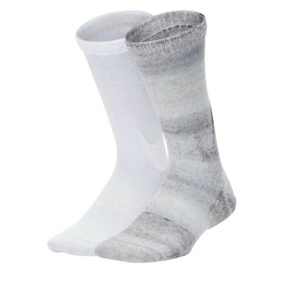 Nike youth Swoosh Cushioned Crew Socks 2 Pairs ‎ Pe