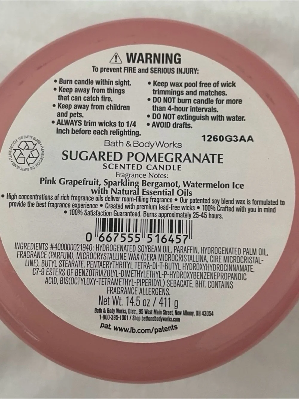 Bath & Body Works fragrant sugared